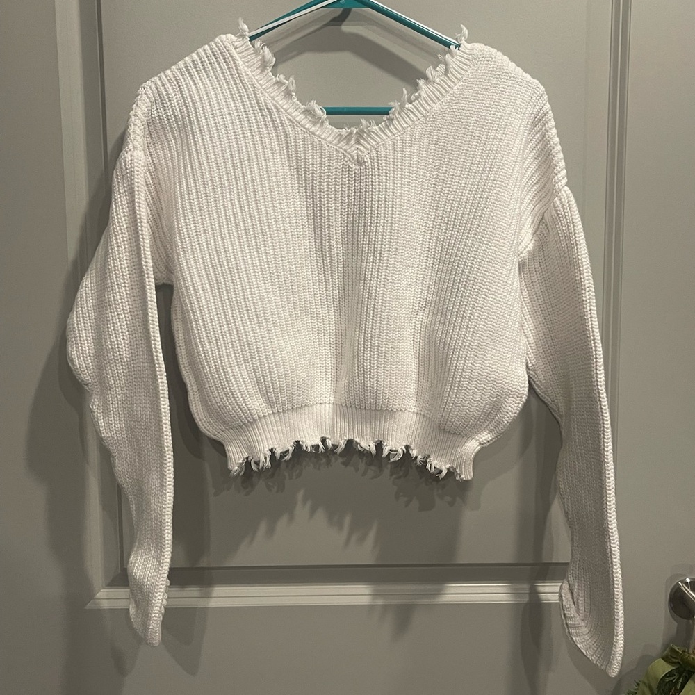 Jessica Simpson Cream Knit Sweater